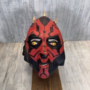 Adult Star Wars Darth Maul Costume Face Mask Full Halloween Lucas Film